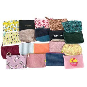 Ipsy Make Up Cosmetic Bags Lot Of 19 Bags Only All New Without Tags